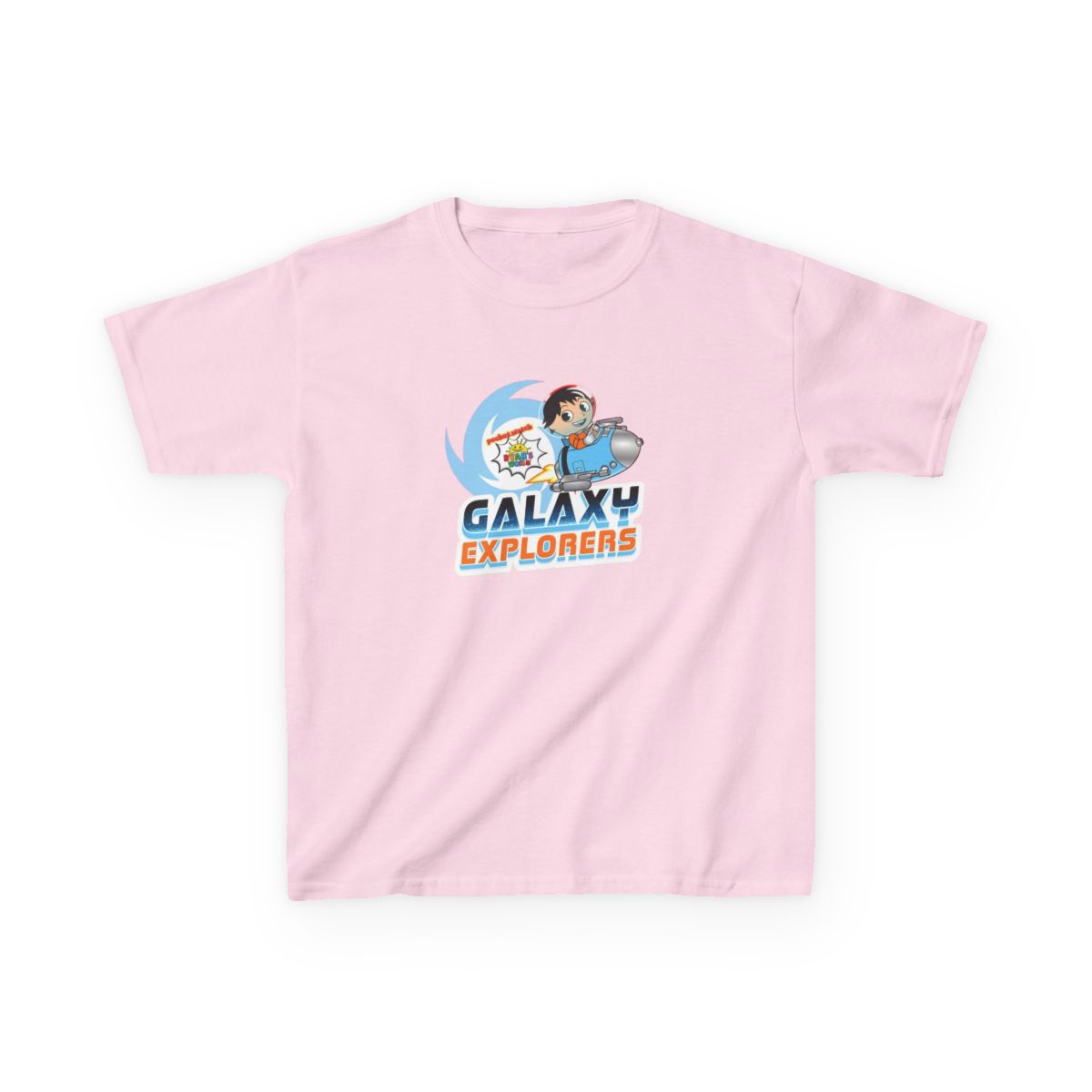 Galaxy Explorers Kids T-Shirt | Space Rocket Cartoon Astronaut, Kids Tee | Ryan's World - alternate angle 3, merchandise