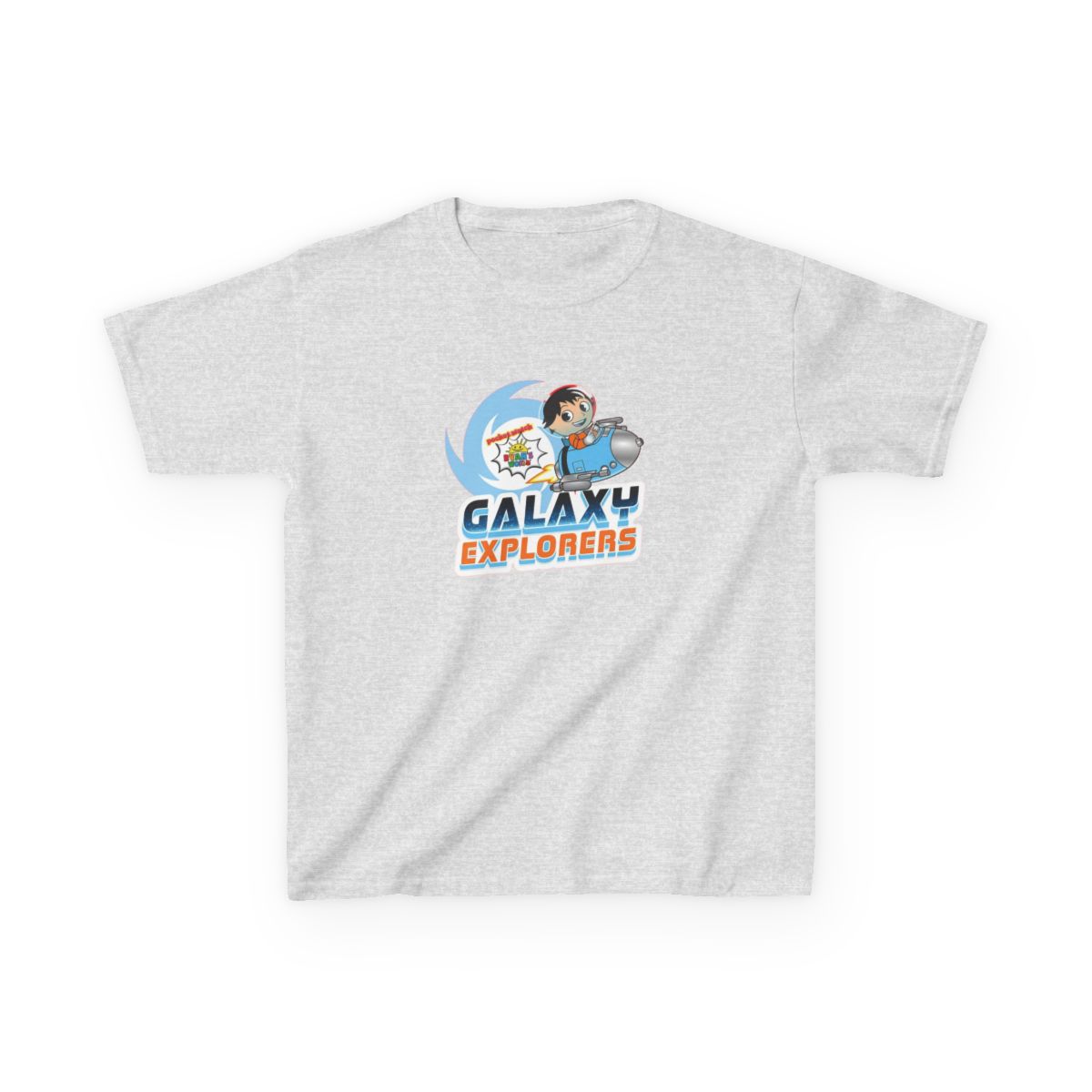 Galaxy Explorers Kids T-Shirt | Space Rocket Cartoon Astronaut, Kids Tee | Ryan's World - alternate angle 2, merchandise
