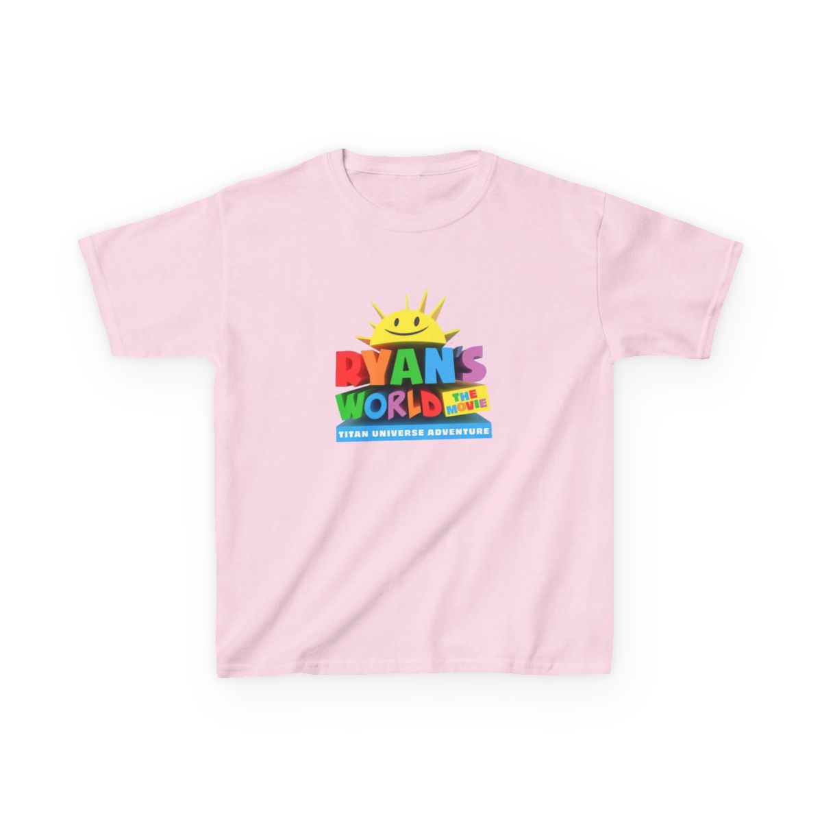 Ryan's World logo kids tee, colorful sun graphic | children's shirt | Ryan's World - alternate angle 5, merchandise