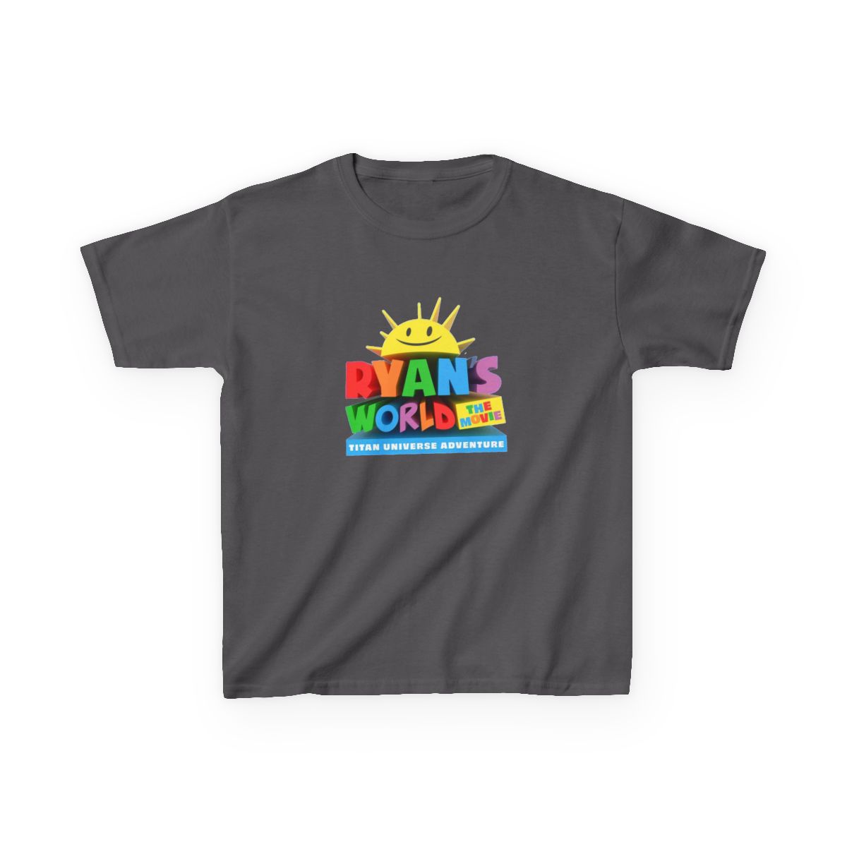 Ryan's World logo kids tee, colorful sun graphic | children's shirt | Ryan's World - alternate angle 4, merchandise